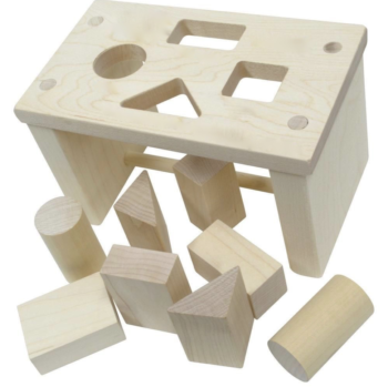 Wooden shapes puzzle toy for children